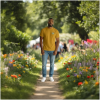 Power of Plants T-Shirt Yellow - Modern Fit - Image 2