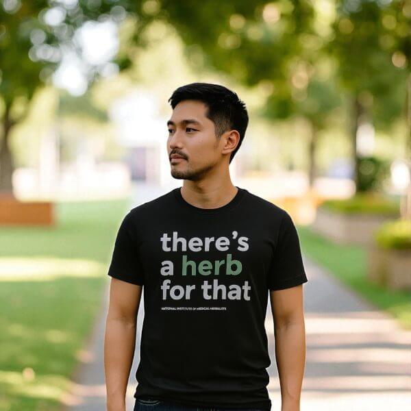 There's A Herb For That T-Shirt - Black